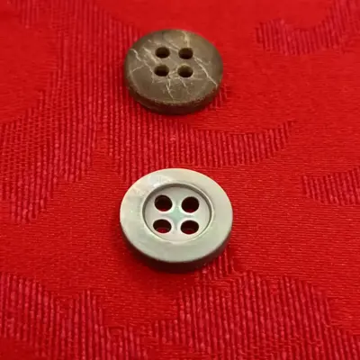 Bottone Madreperla Grigia Coppetta Bordo Opaco Set213 01