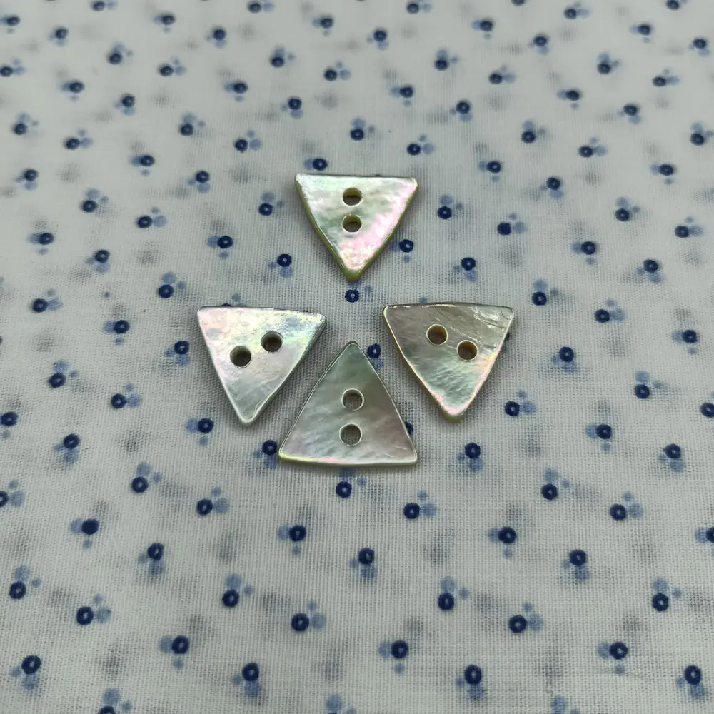 Bottoni Madreperla Agoya Triangolo 2 Fori Set196 01