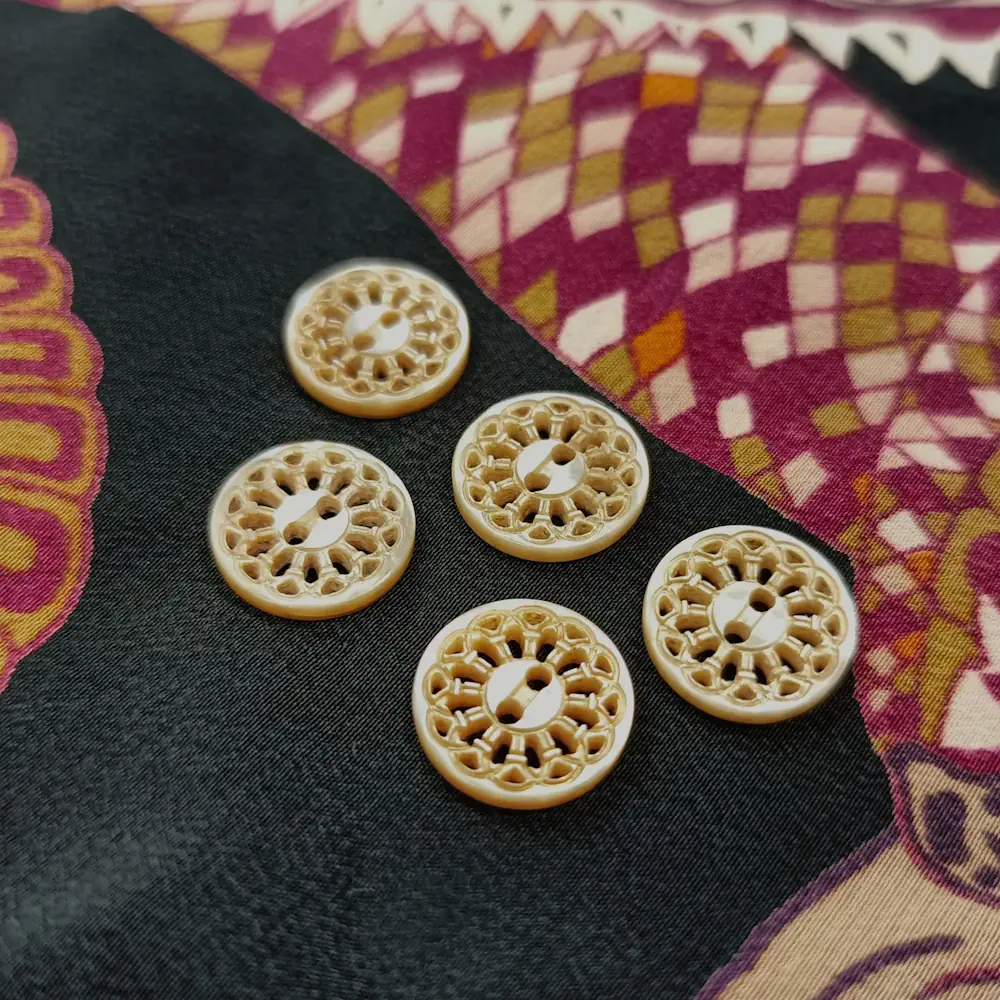 Bottone Madreperla Mandala Set 563 02 - MakaMaga
